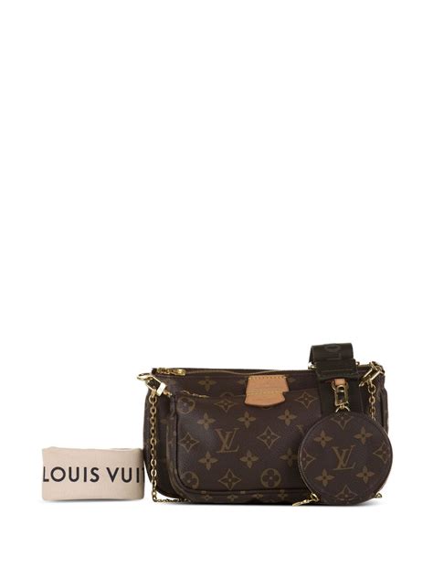 louis vuitton multi pochette farfetch|louis vuitton multi pochette monogram.